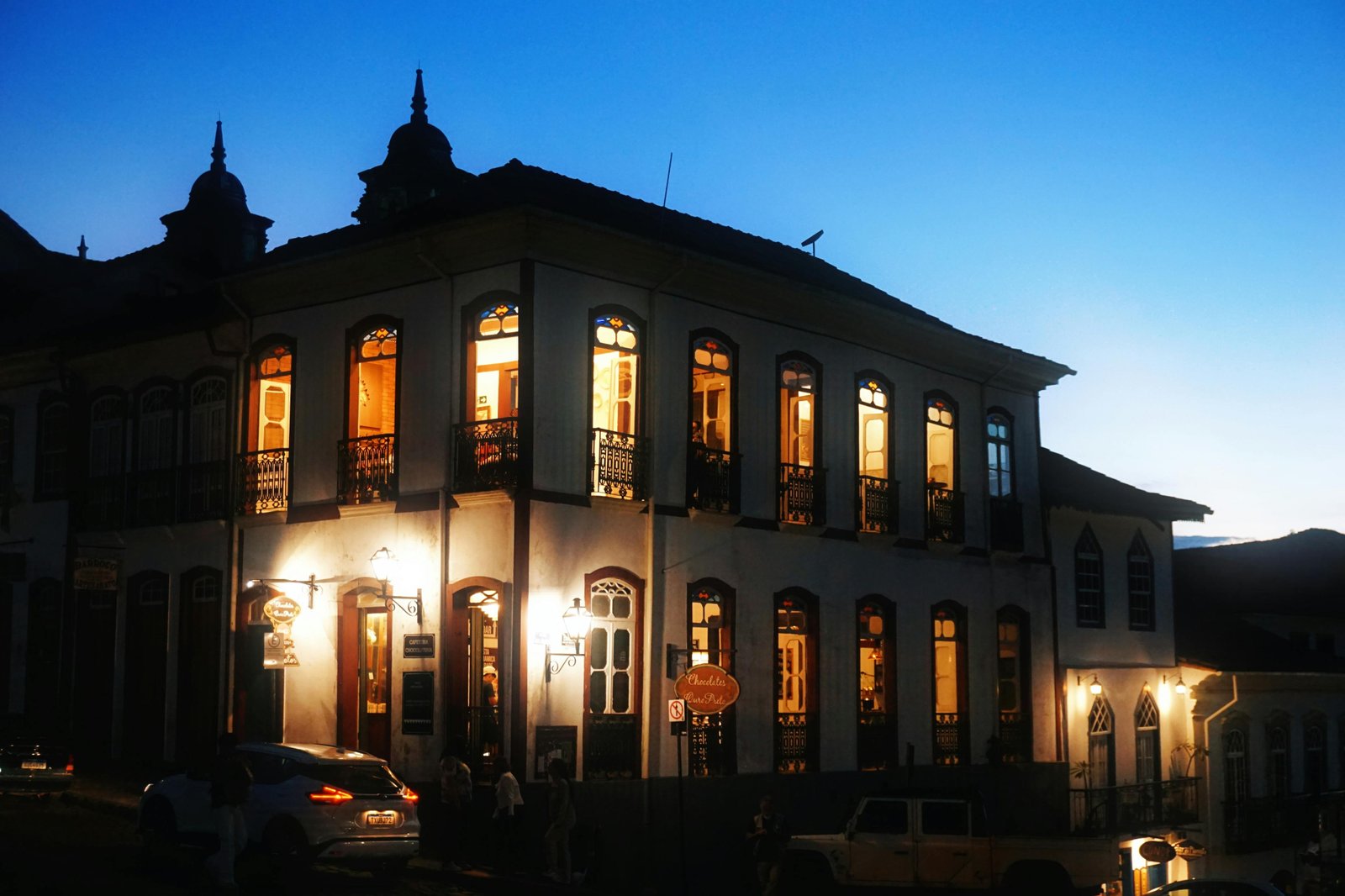 Pôr do sol sobre Ouro Preto